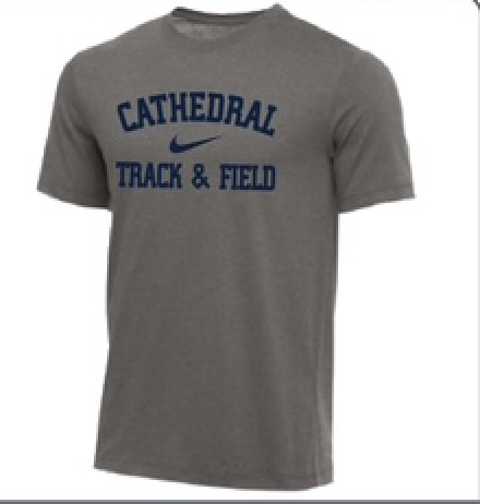 Gray Nike Cathedral Sport Tees