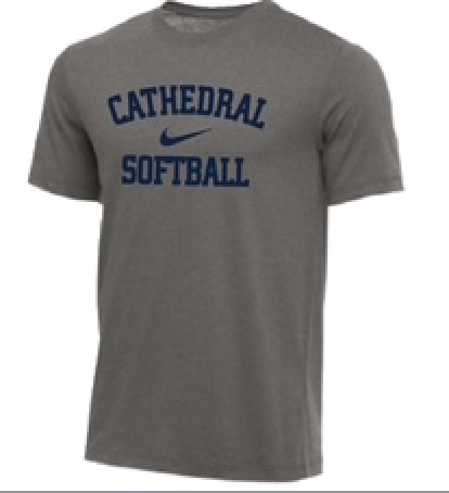 Gray Nike Cathedral Sport Tees