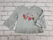 Gray/Mint Pumpkin Top