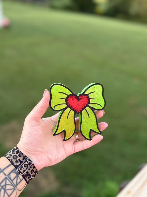 Green Bow Freshie 🎀❤️
