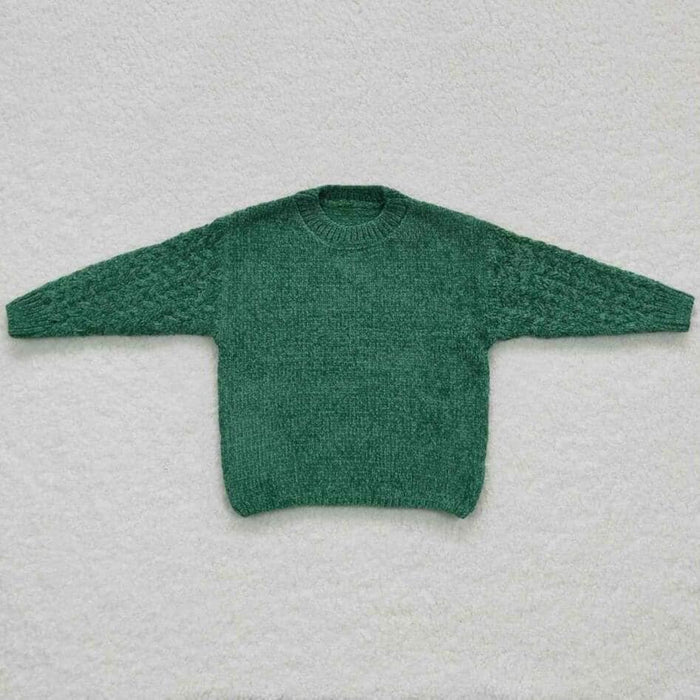 Green Chenille Sweater