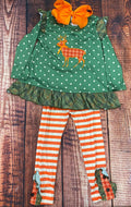 Green deer 2pc