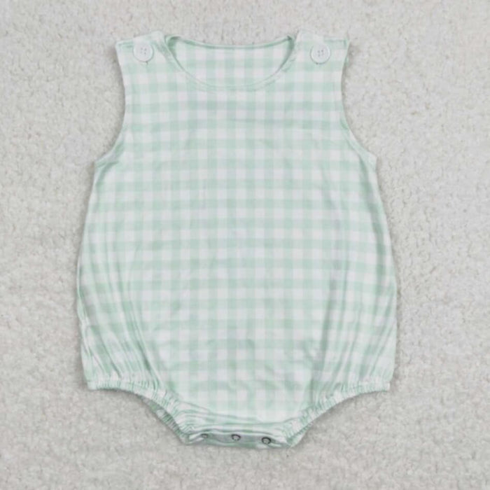 Green Gingham Bubble