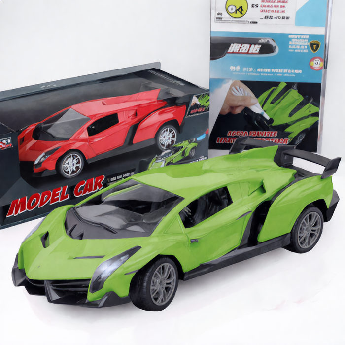 Green Model Sports Car