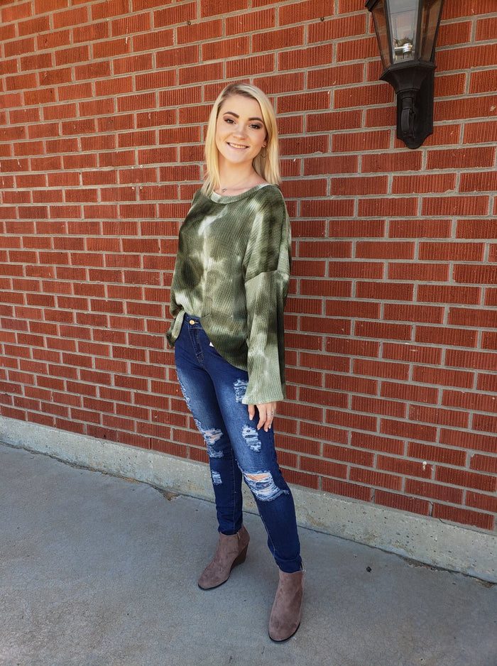 Green Tie Dye