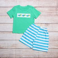Green/Blue Turtle 2Pc