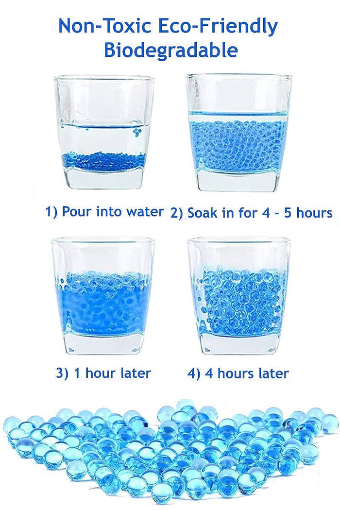 Grenade Bottle Non-toxic Water Beads - 40000 Pcs