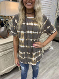 Grey horizontal dye top