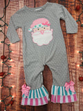 Grey P.D. Santa Romper