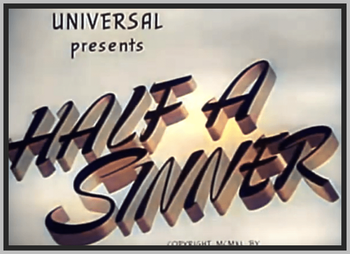 HALF A SINNER - 1940 - HEATHER ANGEL - COLORIZED - RARE DVD
