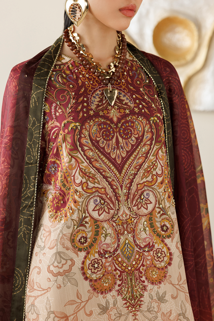 HANDWORK RAW SILK OR26-D08