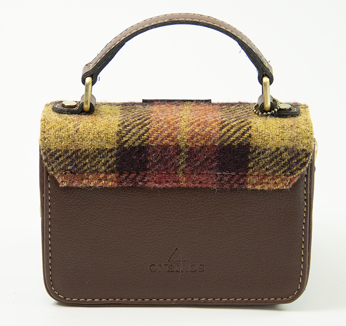 Harris Tweed  Baby Satchel Bag DPX-07/Brown