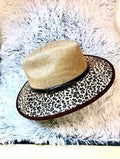 Hat w/ Leopard Brim