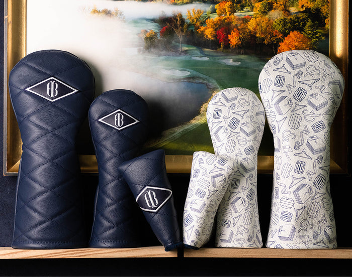 Holderness & Bourne Navy Putter Cover