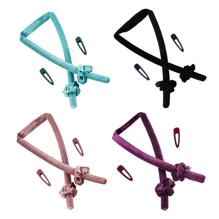 Heatless Velvet Lazy Sleep Curlers