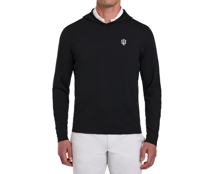 Indiana University Jackson Hoodie: Black