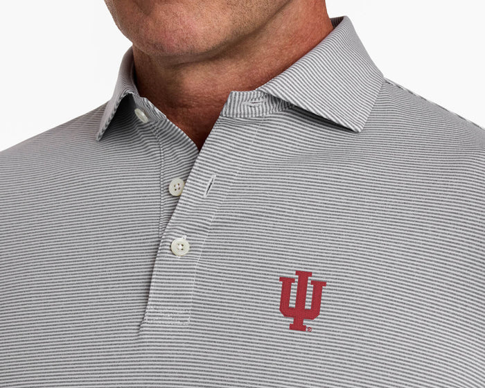 Indiana University Perkins Shirt: Gray & White