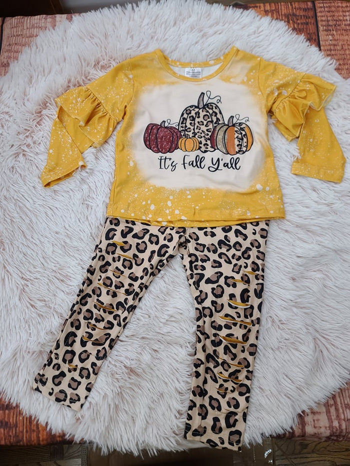 Its Fall yall Cut legging 2pc