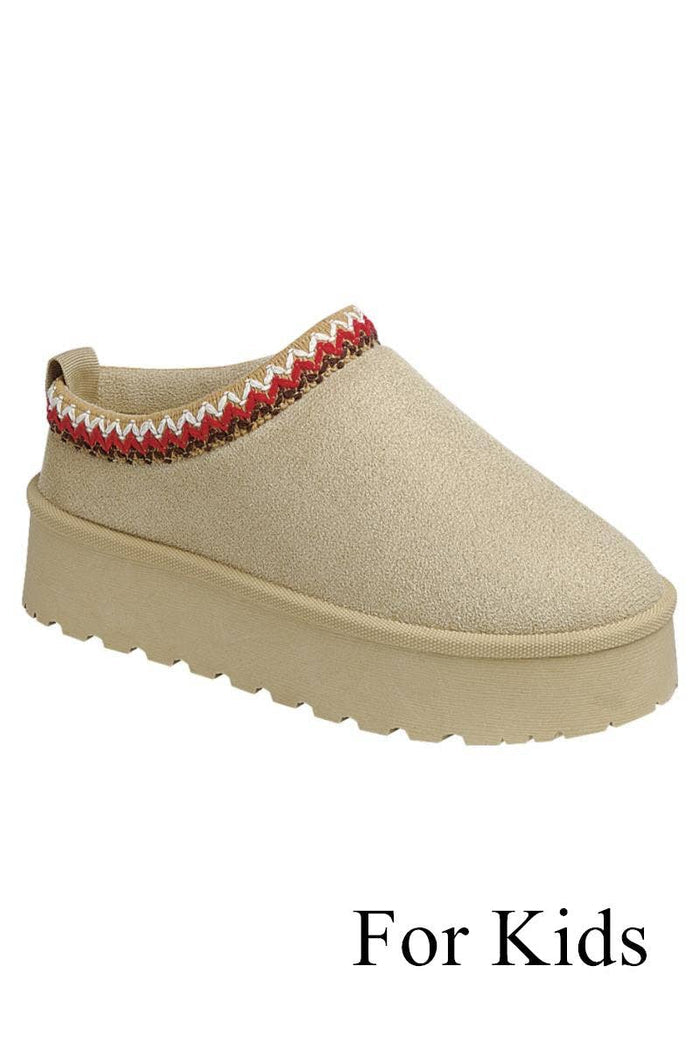 Kids Ankle Booties FL-SOLID-10K