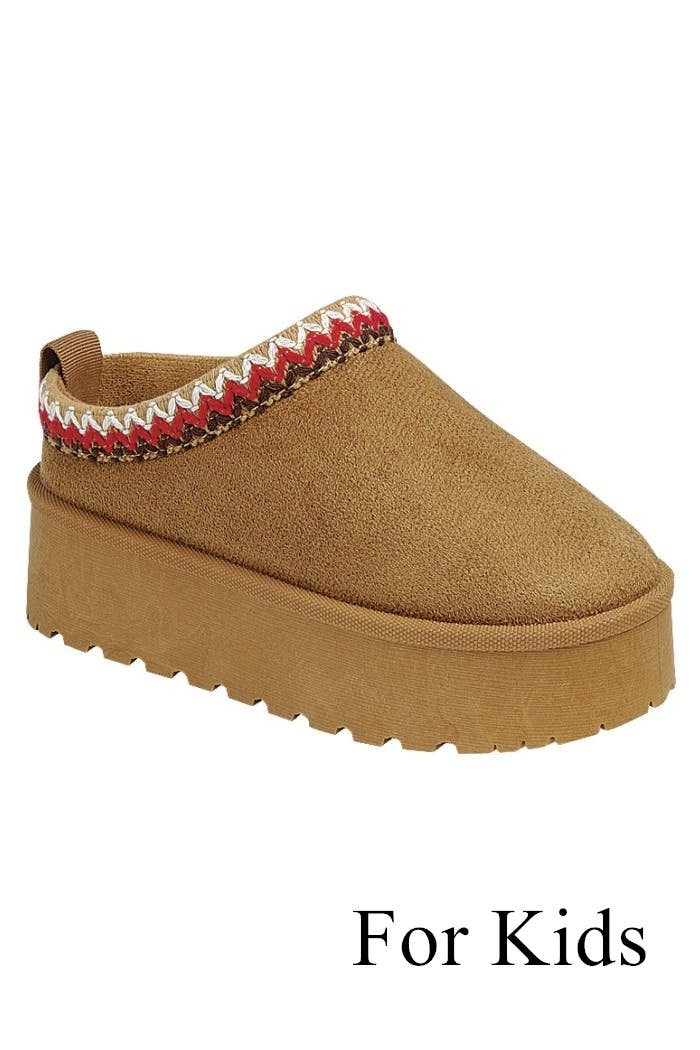 Kids Ankle Booties FL-SOLID-10K