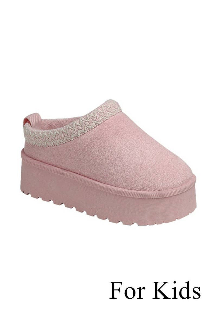Kids Ankle Booties FL-SOLID-10K