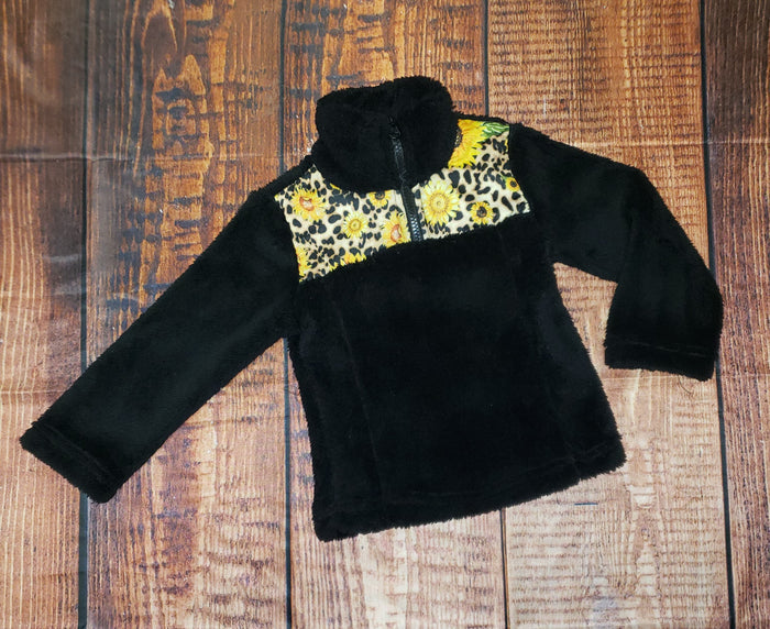 kids sunflower sherpa