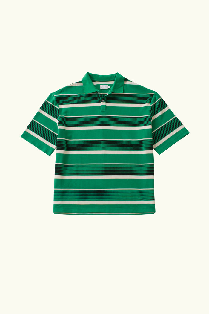 Kyoto Stripe Oversized Polo