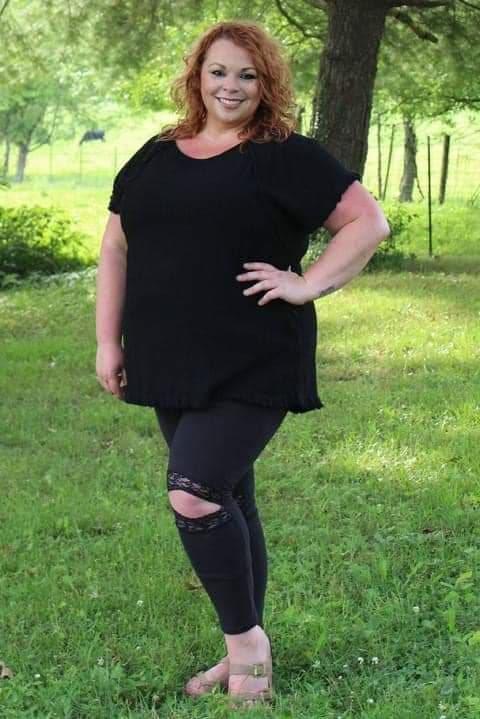 Lace Knee Leggings
