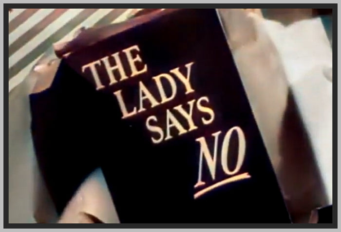 LADY SAYS NO - 1951 - DAVID NIVEN - JOAN CAULFIELD - JAMES ROBERTSON JUSTICE - COLORIZED - RARE DVD