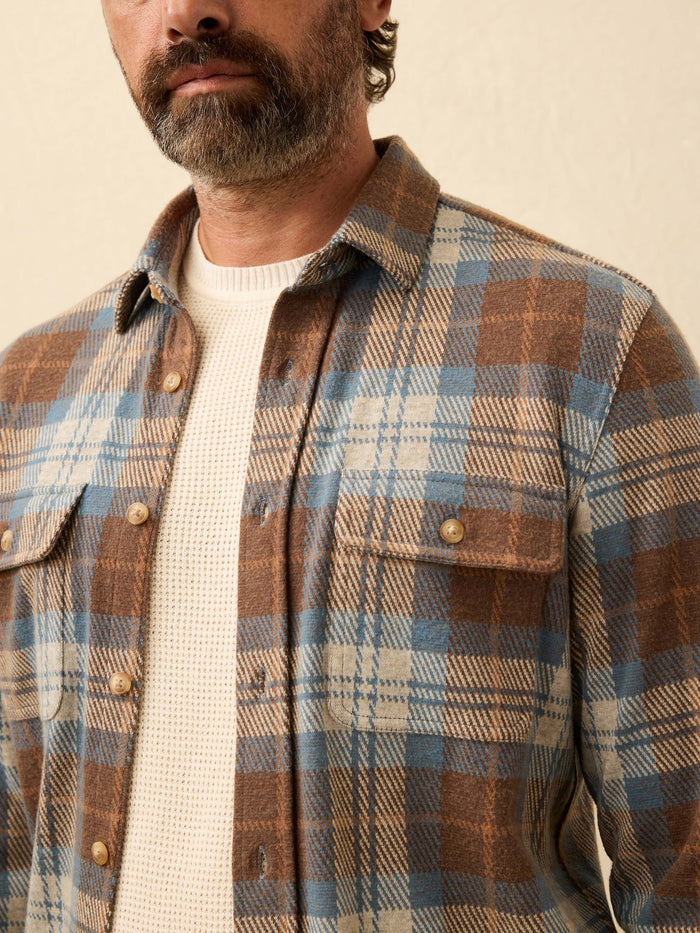 | Legend™ Sweater Shirt - Bear River Plaid | Faherty Brand