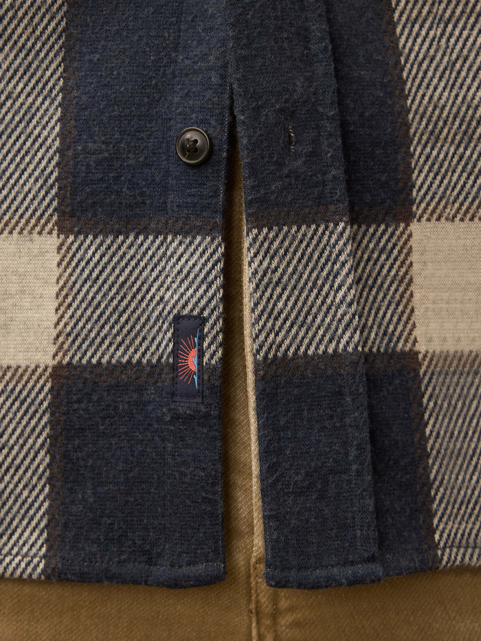 | Legend™ Sweater Shirt - Navy Cloud Plaid | Faherty Brand