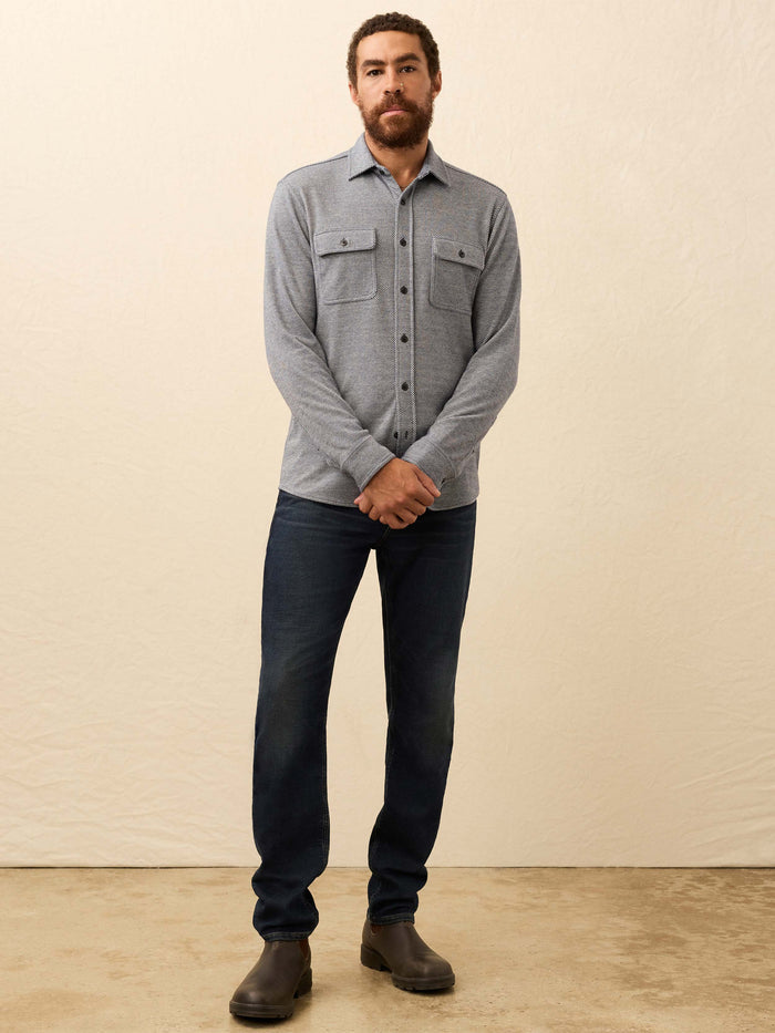 | Legend™ Sweater Shirt - Navy Ink Twill | Faherty Brand