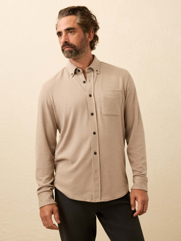 | Legend™ Sweater Shirt (Single Pocket) - Timber Twill | Faherty Brand