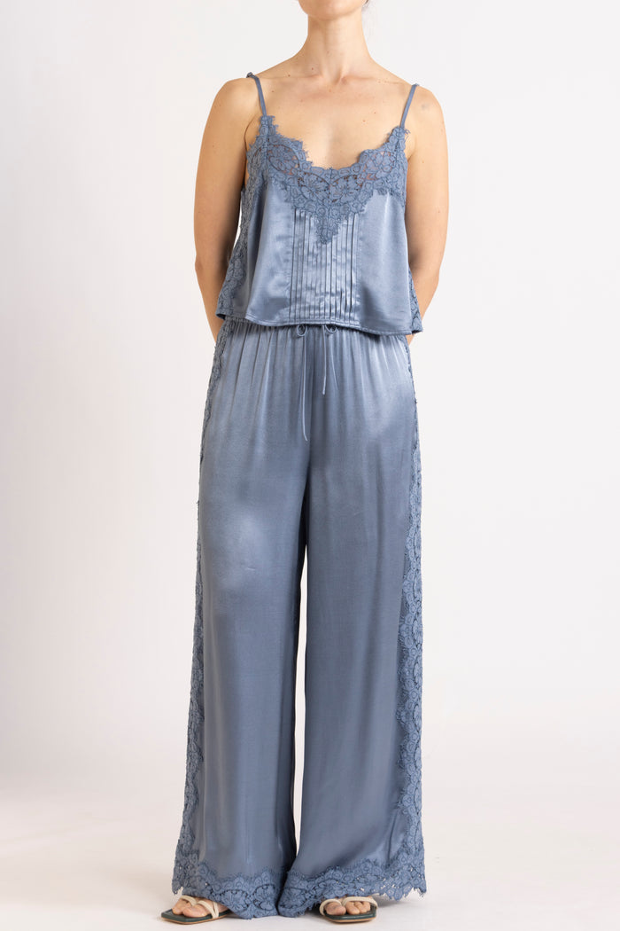 Lenny Satin Lace Cami