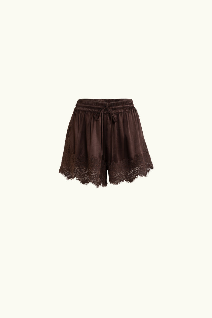 Lenny Satin Lace Short