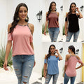Leop. Cold shoulder top 59