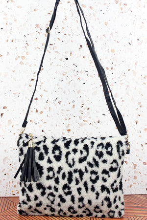 Leopard Fur crossbody