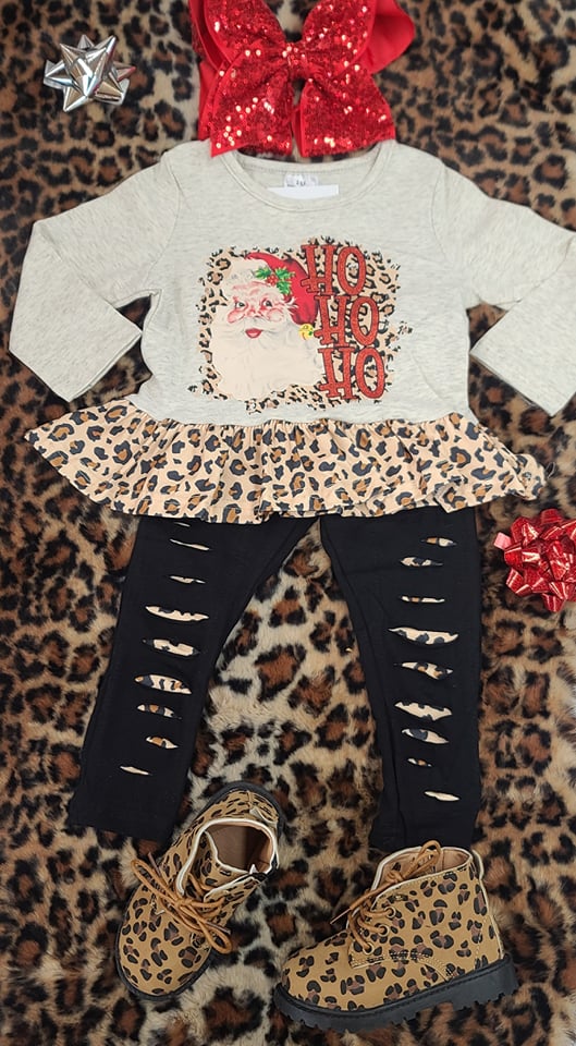 Leopard HOHOHO 2pc Set