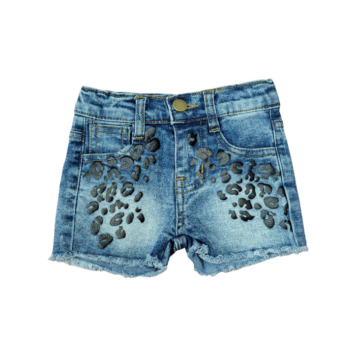 Leopard Jean Shorts 63