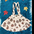 Leopard Pumpkin Suspender Skirt