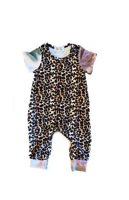 Leop/Dye Romper