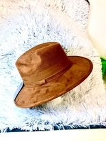 Light Brown Suede Hat