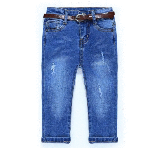 Lightly Distressed Jeans 35