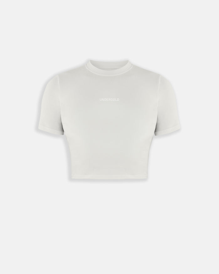 Line Basic Baby Tee White