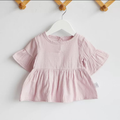 Linen Bell Sleeve Top