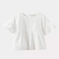Linen Flutter Sleeve Top