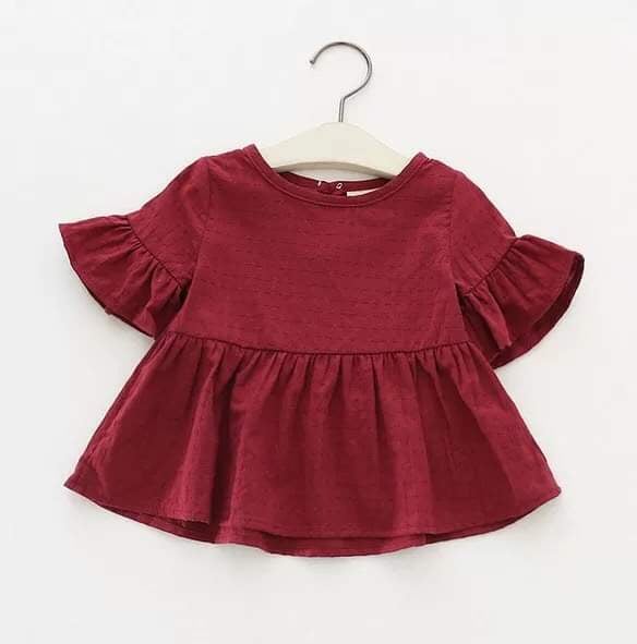 Linen Flutter Sleeve Top