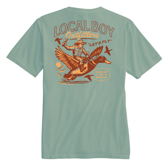 Local boy duck up ss tee