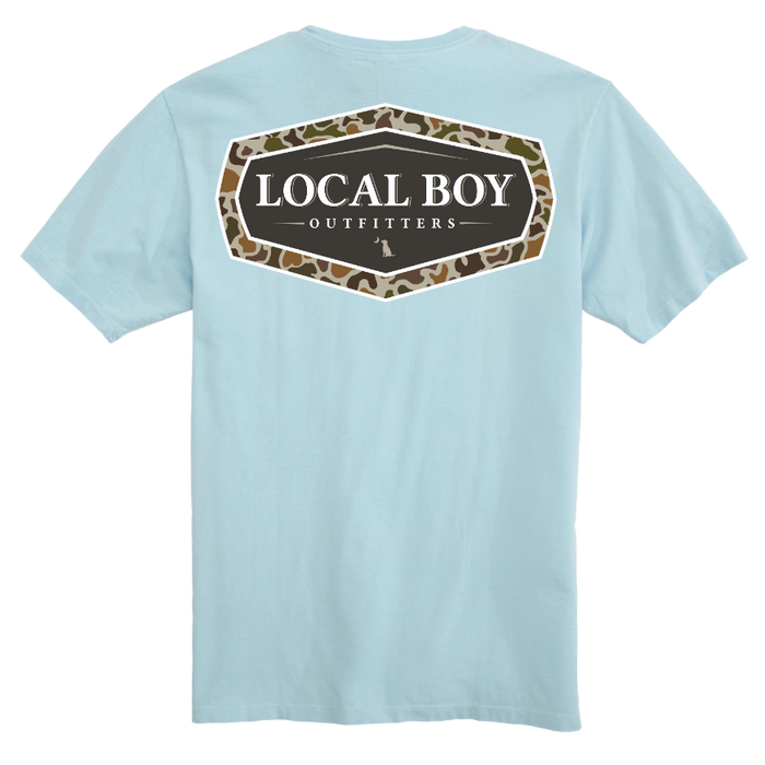 Local boy vintage emblem ss tee