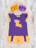 Louisiana Embroidered Floral Ruffle Outfit